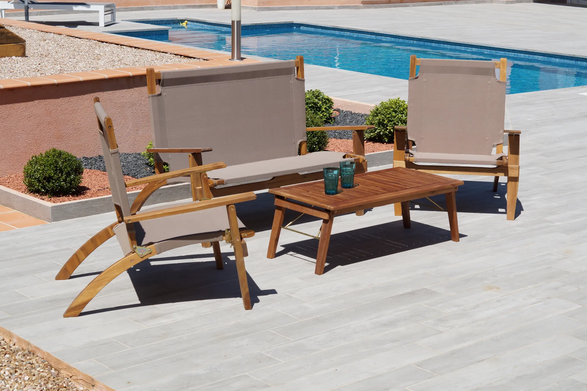 Salon de jardin Primavera Taupe – Image 2