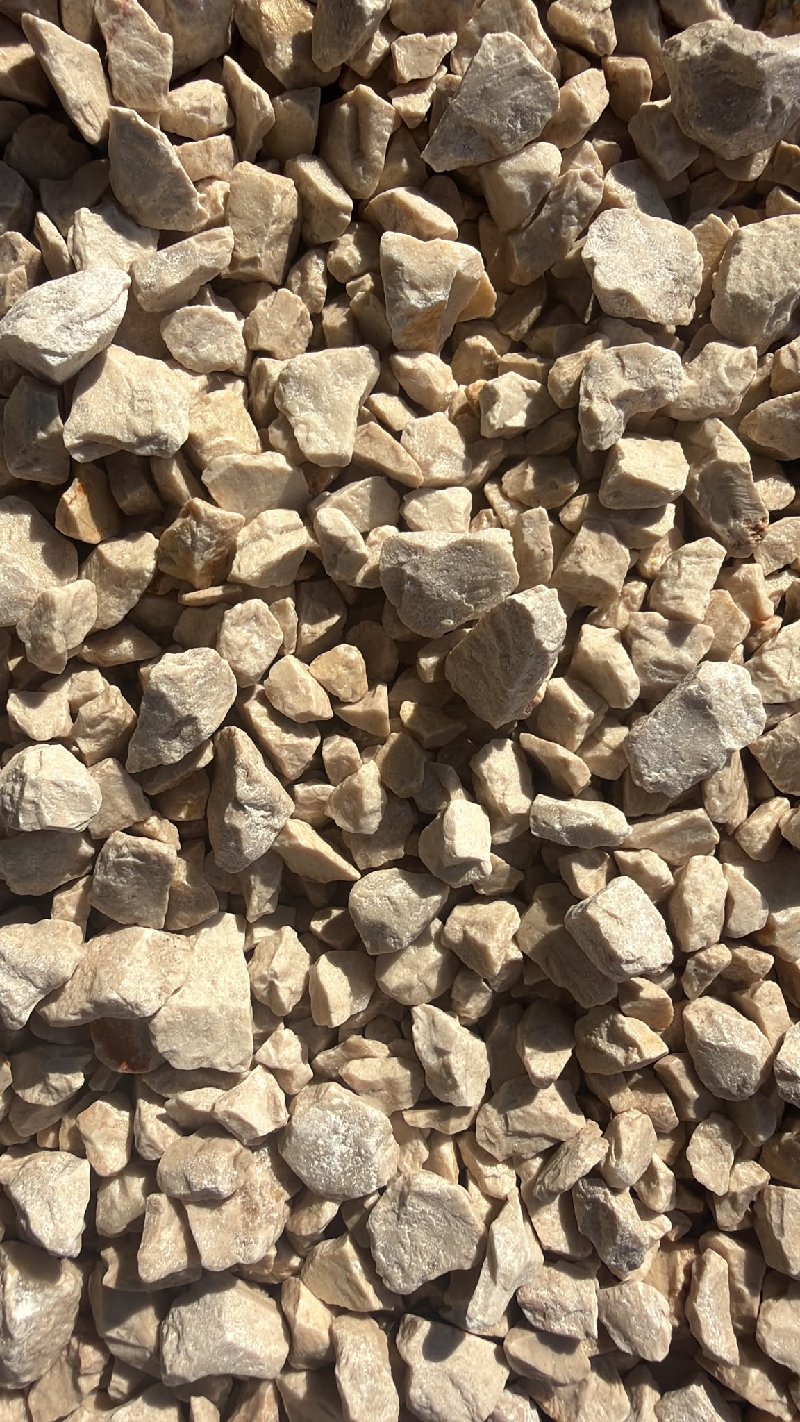 Gravillons Blanc Calcaire