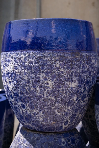 Pot Antique 2Tone Belly Blue – Image 3